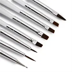 Zebra Penselsæt, 8 stk, GNB